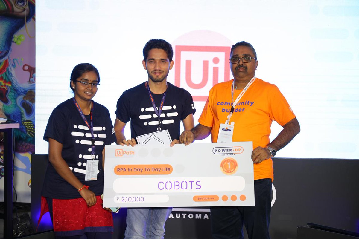 iamraghu0101's tweet image. Amazing energy and creativity on display at the @UiPath #PowerUpAutomation #Bengaluru
Congrats to all the participants!
