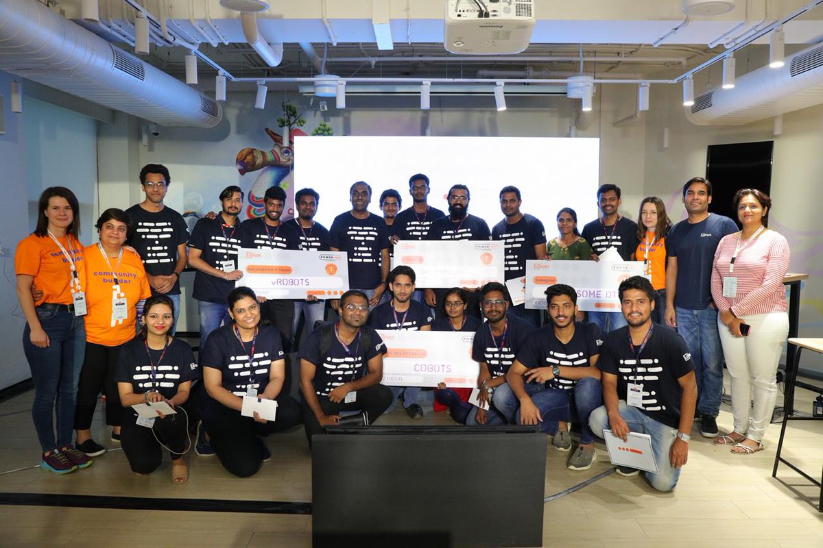 iamraghu0101's tweet image. Amazing energy and creativity on display at the @UiPath #PowerUpAutomation #Bengaluru
Congrats to all the participants!
