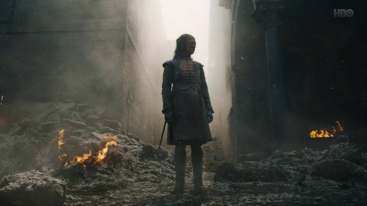 jotarocumjar's tweet image. in loving memory of arya stark. she's not dead, i just love remembering her #GameOfThrones