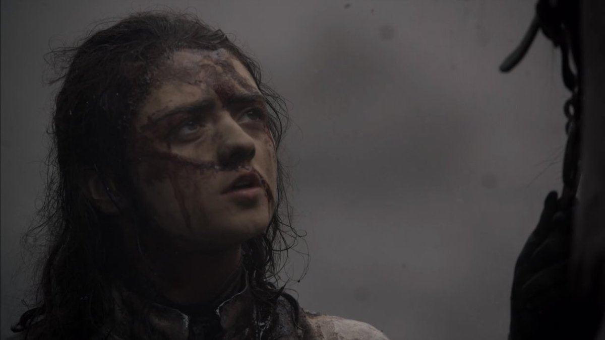 jotarocumjar's tweet image. in loving memory of arya stark. she's not dead, i just love remembering her #GameOfThrones