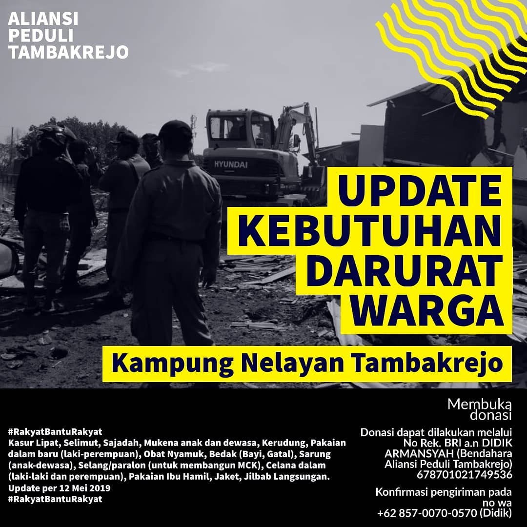 lbhsemarang's tweet image. Update Kebutuhan Darurat Warga Kampung Nelayan Tambakrejo