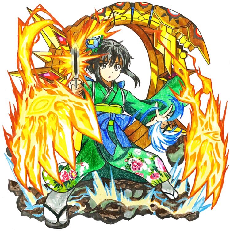 Jm Rsa 修正版 アニメ モンスト イラスト 手描き 魔法科高校の劣等生 北山雫 モンスト カイメイジュウ 超絶 仙界を護りし九霊の奇獣 魔法科高校の劣等生 モンスト T Co Efxkfz5fso Twitter