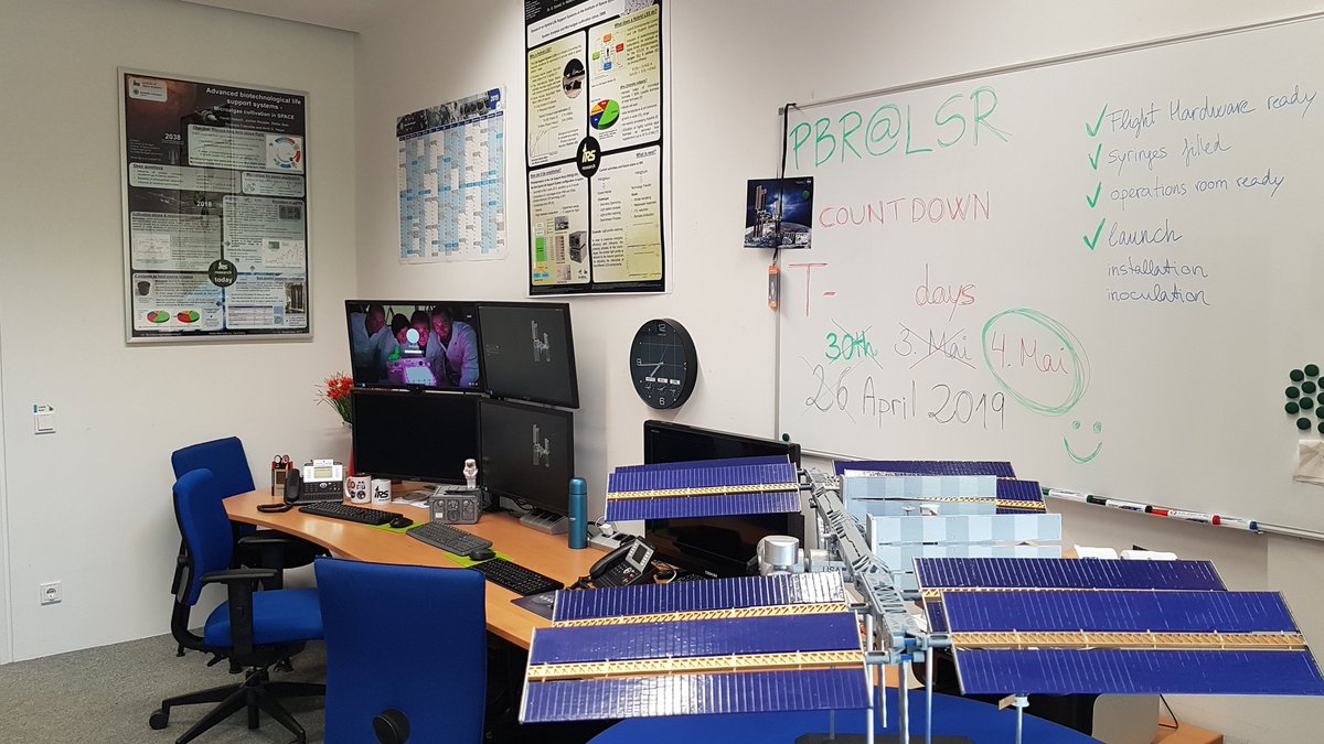 I am ready to be installed at the #ISS The science team in <a href="/UniStuttgartIRS/">Uni Stuttgart IRS</a> have their room ready to watch it! 😀
