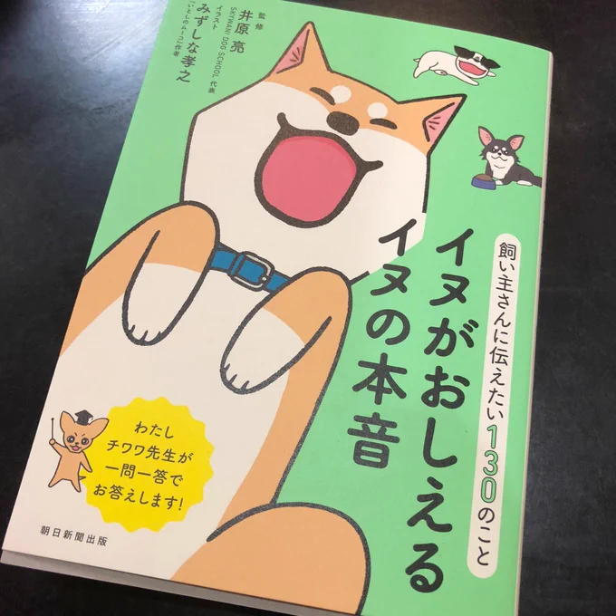 「イヌがおしえるイヌの本音」犬の飼い方、ふれあい方に関して、犬目線でお教えする実用書となっております。全ページにわたり大量に犬のイラストやまんがを描いてますので、よろしければ! #愛犬の日 