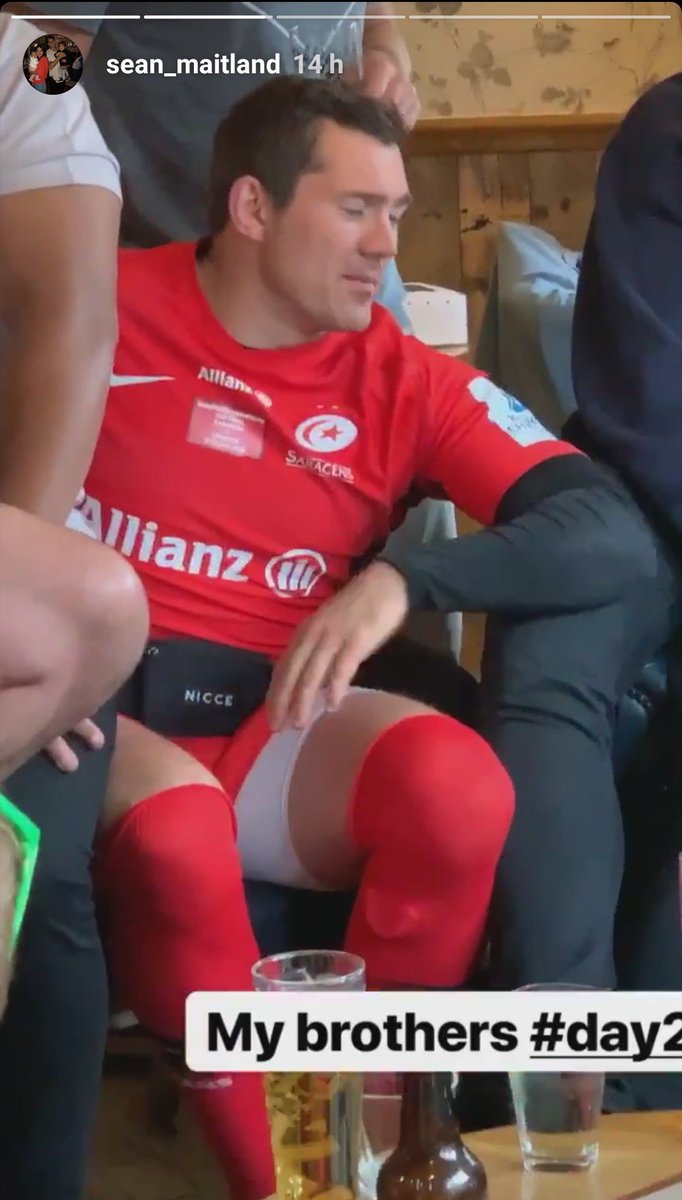 Rugbystuff.com (@rugbystuff) on Twitter photo Sunday evening, 24 hours after the game, and Alex Goode is still in full <a href="/Saracens/">Saracens Rugby Club</a> kit. Boots and all. 🍻🍾 Sunday evening, 24 hours after the game, and Alex Goode is still in full <a href="/Saracens/">Saracens Rugby Club</a> kit. Boots and all. 🍻🍾