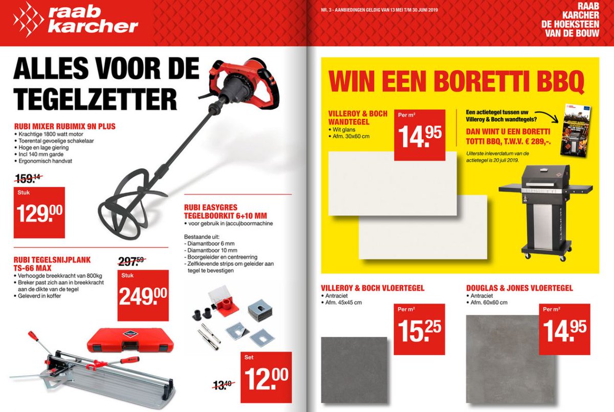 De nieuwe actiefolder van Raab is vandaag uitgekomen! Check direct online al onze nieuwste aanbiedingen. De actiefolder is nog tot 30 juni geldig. Bekijk de actiefolder direct online --> ow.ly/NjpH50u94s7