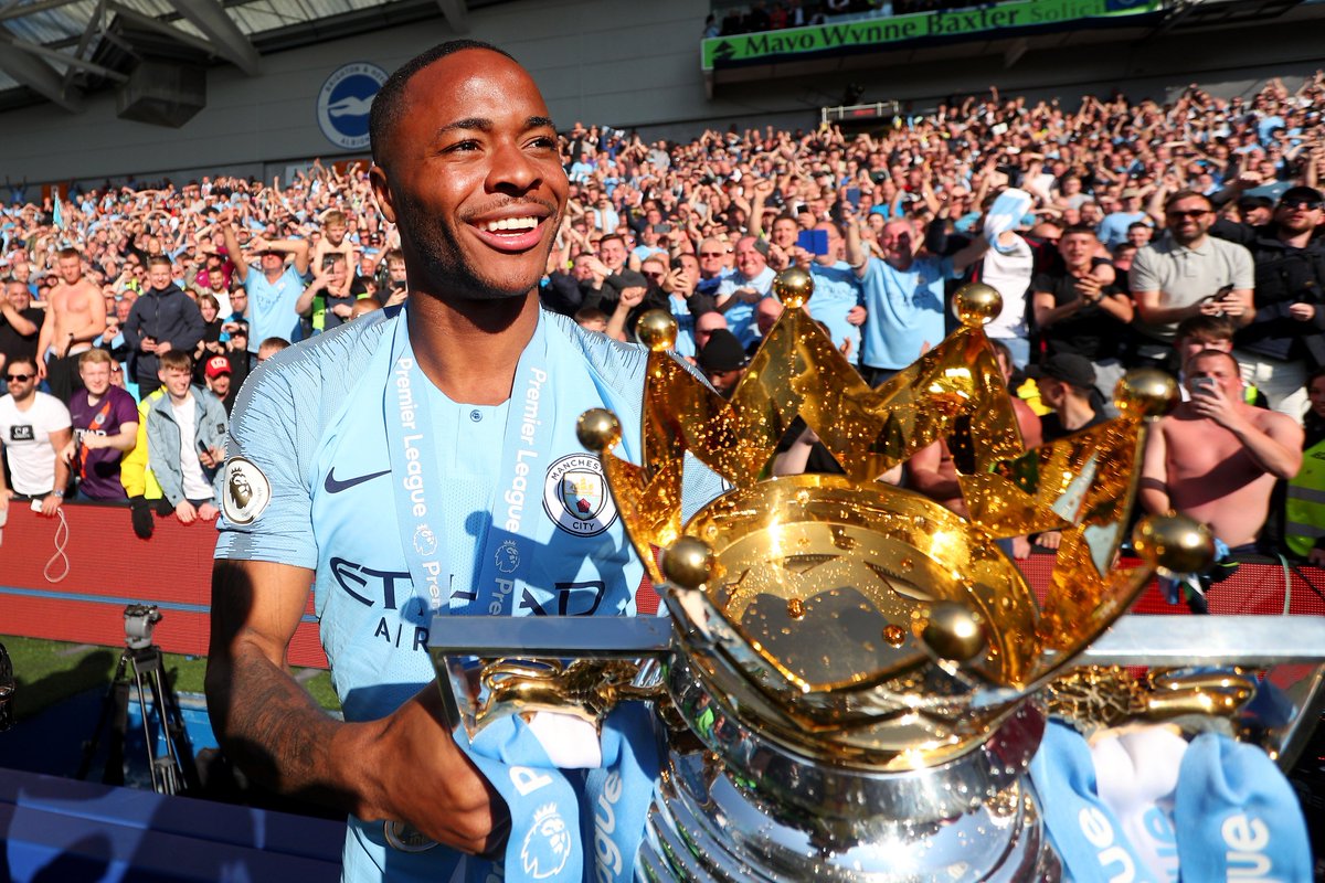ChampionsLeague's tweet photo. Manchester City will return to the #UCL as champions of England! 👏👏👏

🤔 Who was their star man this season? https://t.co/2IFlfNtrWr