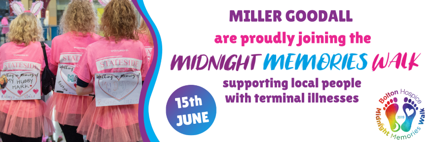 Miller_Goodall's tweet photo. @Miller_Goodall is proud to be joining @boltonhospice Midnight Memories Walk supporting local people with terminal illness.  You can help by donating at our JustGiving page https://t.co/AjcVqb3tW9 
#boltonhospice #MidnightMemoriesWalk #bolton #supportinglocal https://t.co/KXos5kY1D3