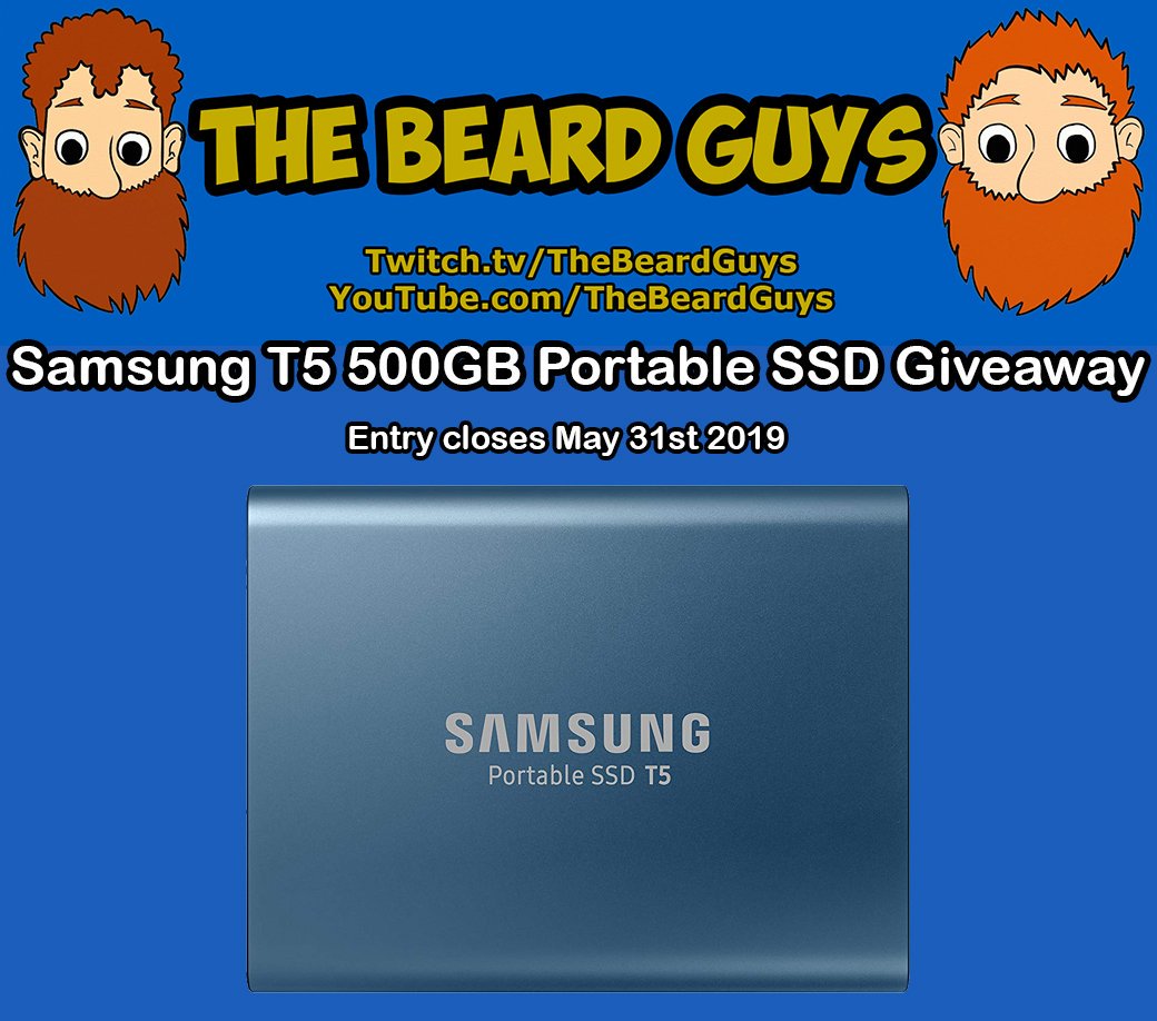 Our May giveaway is now live! Win a Samsung T5 500GB SSD 🔥

🔴Multiple free ways to enter via link below

Enter here: gleam.io/Pn8Sf/the-bear…