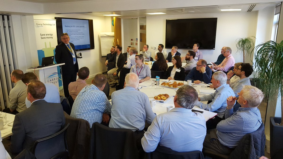 tomlock1's tweet photo. Packed room discussing the future of the #EnergyTechnologyList, how can we innovate? with @beisgovuk @thecarbontrust @FetaNews the first of 6 events around the country. https://t.co/IhBkWA1hsP
