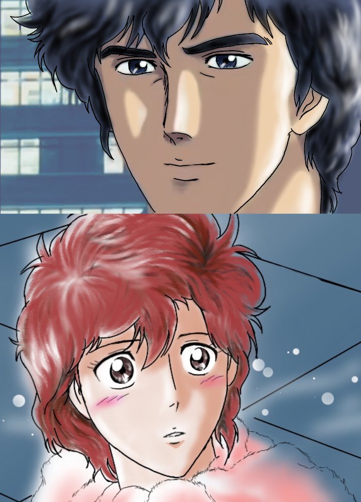 すぼみー City Hunter 名シーンイラスト集 シティーハンター Cityhunter 獠香 冴羽獠 リョウ香 アニメ T Co U3hexnccfw T Co Nlyo0qjzpq Twitter