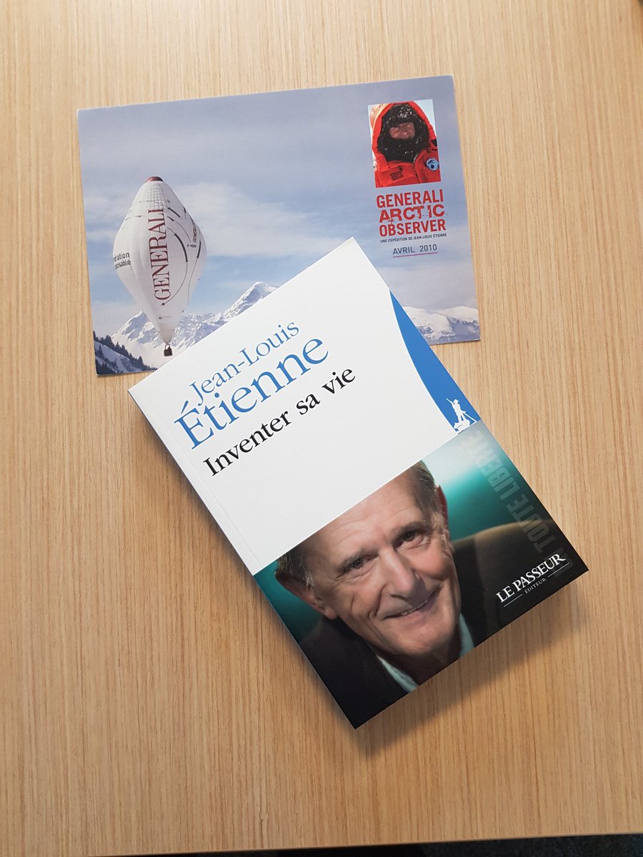 Un joli cadeau dédicacé du médecin explorateur @JeanLouisEtien1 ! 

Belle rencontre organisé avec <a href="/generalifrance/">Generali France</a> 
<a href="/XBourhis/">Xavier Bourhis</a> 
<a href="/JJRucard/">Rucard Jean-Jacques</a> 
😆