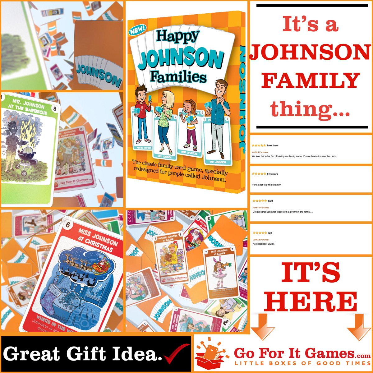 GFIGusa's tweet image. Card game fun, created especially for families named Johnson! Find it at ow.ly/CDNP30oHZ0U  #Johnson #HunterJohnson #Johnsons #Awesome
