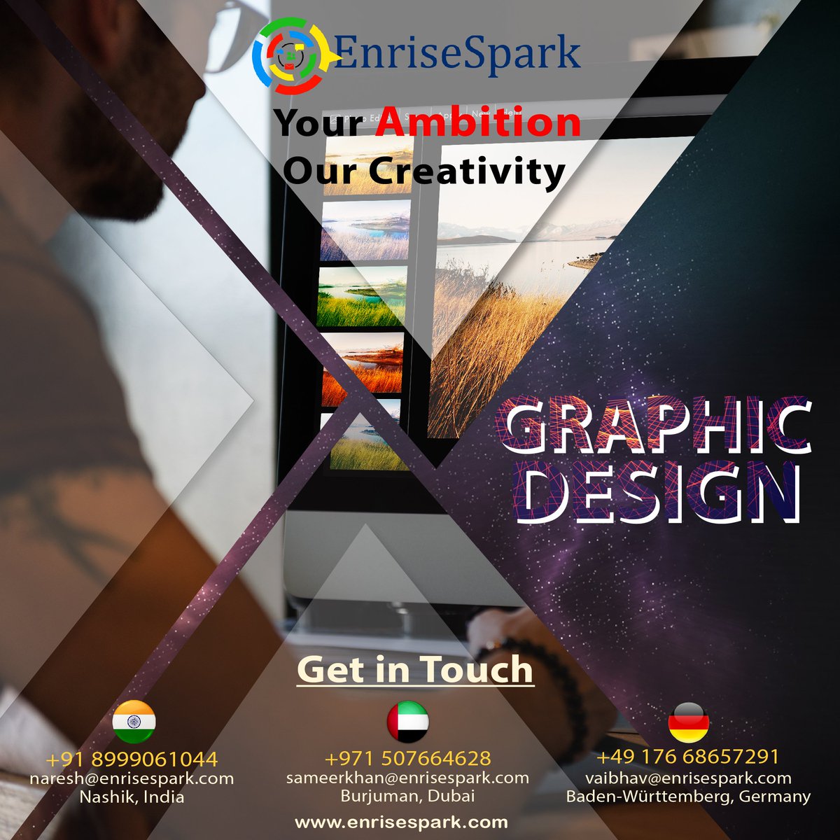 enrisespark's tweet photo. Let your mind wander #graphicdesign with #EnriseSpark. Build your brand and logo with Us. Your #Ambition Our #creativity.

Contact Us 📲8999061044 https://t.co/vuFeNHe84J