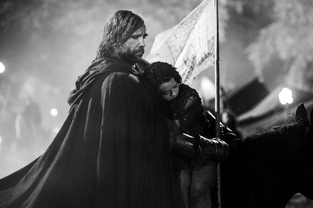 Tony_Abu7's tweet photo. Arya, the girl who made a father out of the hound(Sandor). One of the best story line in the show. #GameofThrones https://t.co/7oBvjctqYf