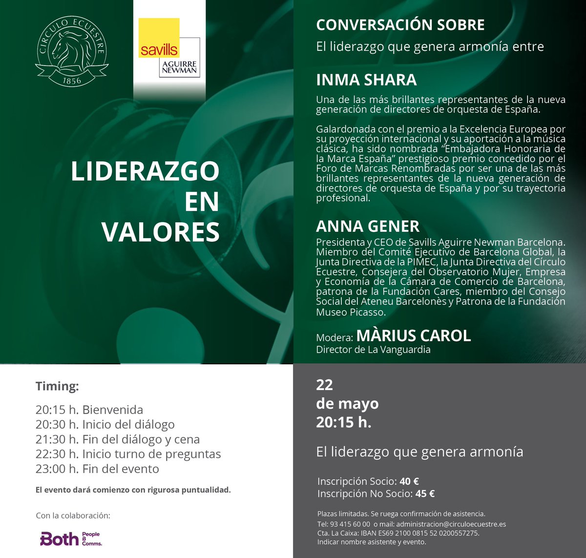 agenersurrell's tweet photo. Necesitamos un paradigma empresarial con más valores y más conectado con la cultura: el próximo 22/5 conversaremos con Inma Shara sobre #liderazgo y #valores https://t.co/eM9ZSYnuHJ
