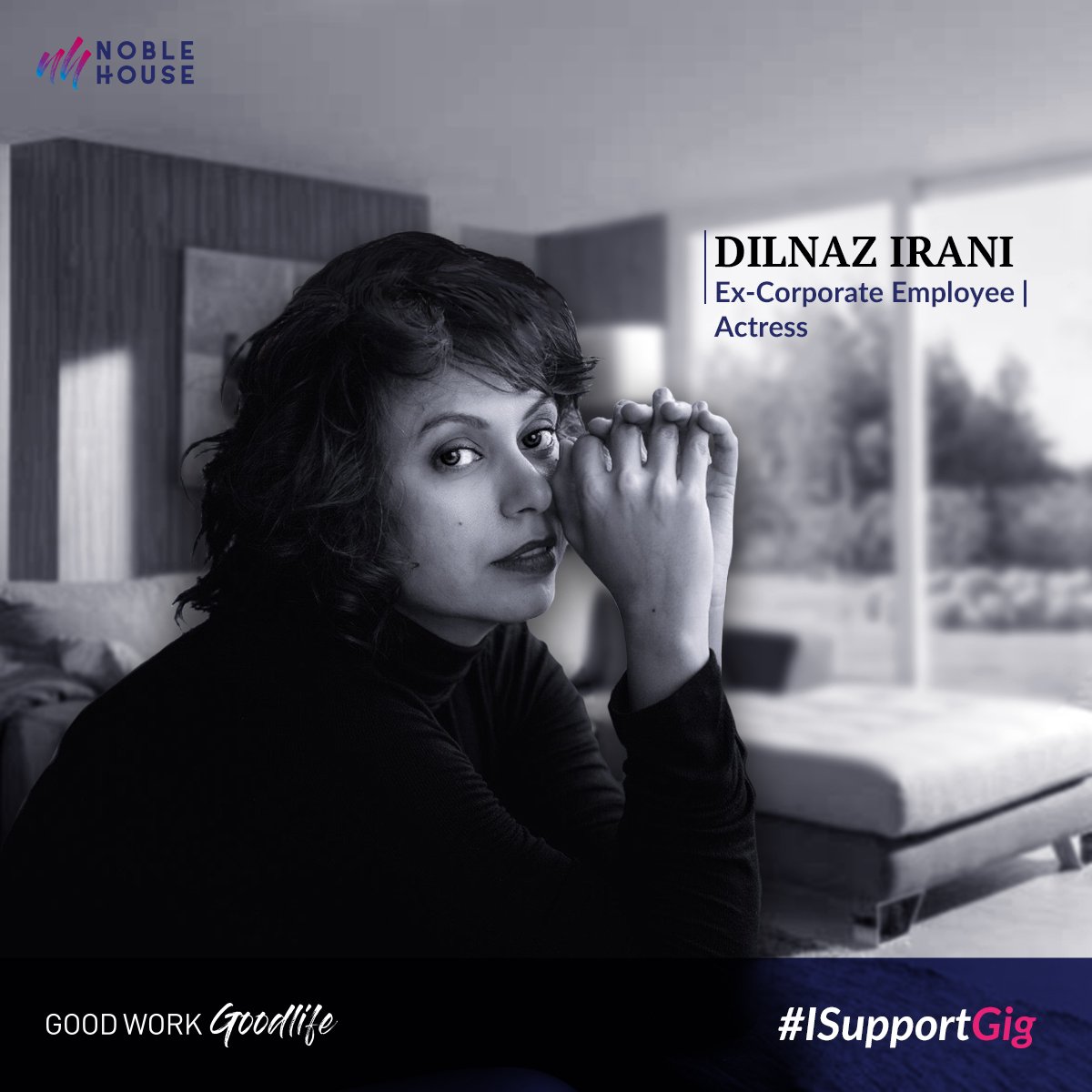 'The challenges and the hunt for the next gig is a real thrill for me'; She had a comfortable job as an engineer, but Dilnaz Irani left her mundane corporate job to pursue her passion for theater. Read more: bit.ly/2Y0Fyl3 #ISupportGig #GoodWorkGoodLife