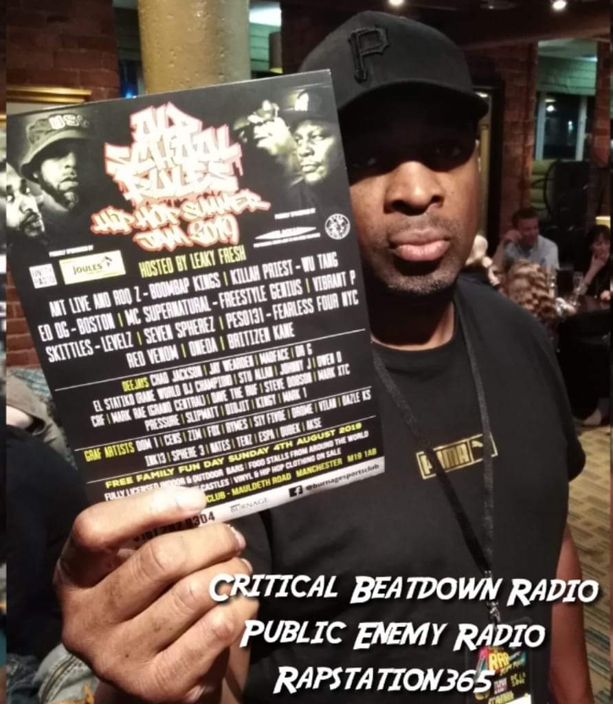 Thank you to the legendary brother @MrChuckD for giving the OSR Hip Hop Summer Jam a push for us. The countdown begins...