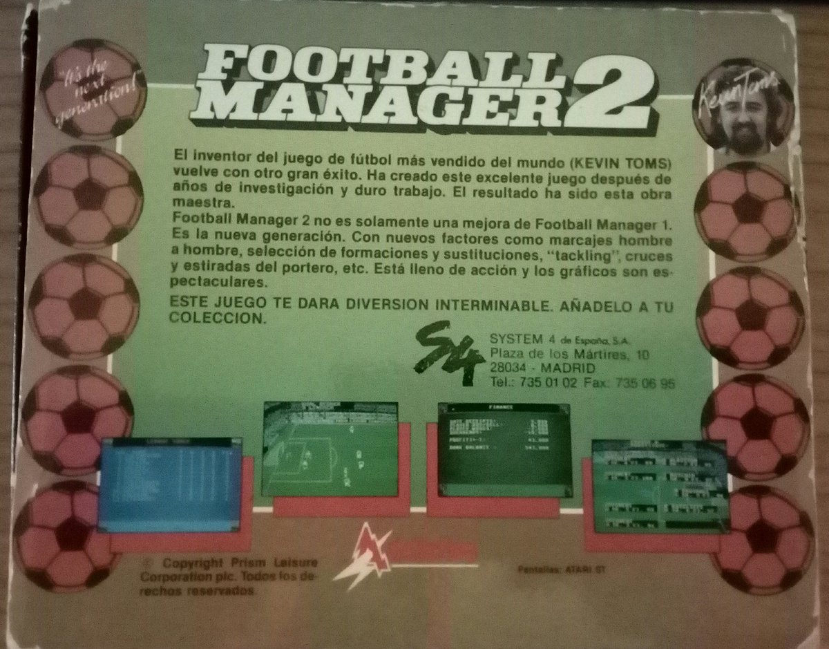 Wolfister_'s tweet photo. Llegamos a la entrega número 27 de #1Juegopordia, os traigo uno de los juegos a los que le di más tralla en CPC. Hoy os presento #FootballManager2. Uno de los precursores de nuestro querido #PCFutbol. Viva el fútbol y los simuladores de gestión!!!! https://t.co/2lQkk3Ua20