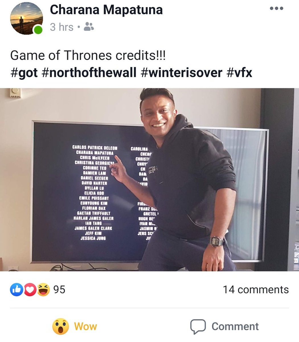 CalmUrHormones's tweet photo. This classmate of mine never work hard during his ALs. He always wanted to study animation. I'm honestly happy to see the heights he has reached 😍 this is not the first time. His name was there in many animation movies. But this triumphant look made me really happy. https://t.co/oHFrcEIzpK