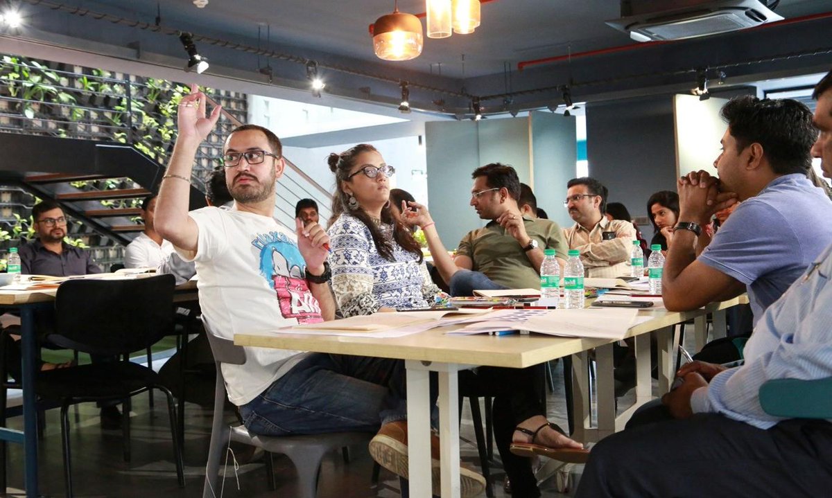 skv_studiokon's tweet photo. We at SKV along with The Innovation Culture had organised a Design Thinking workshop. It was a great workshop where the entire team actively participated in the discussions and we collectively brainstormed ideas and created our own mind-maps. https://t.co/NRSy38nSl7
