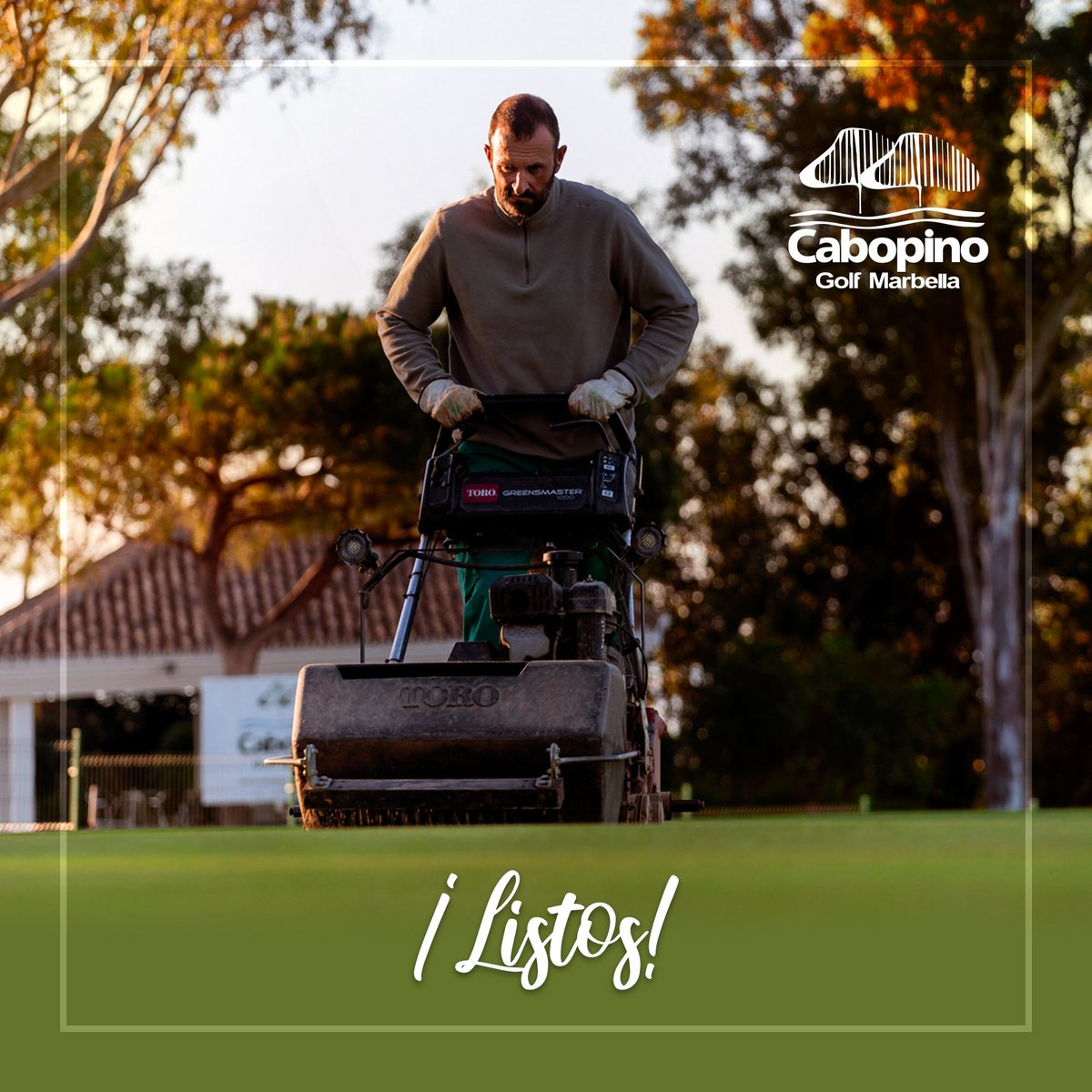 CabopinoGolf's tweet photo. Empezamos la semana con el campo en perfectas condiciones, vamos... como siempre 😏, solo que hoy hemos querido contártelo.
Estamos listos!
#felizlunes #cabopinogolfmarbella #golf #marbella #readyforservice https://t.co/GgYMAwlW16
