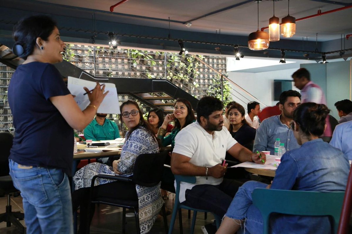skv_studiokon's tweet photo. We at SKV along with The Innovation Culture had organised a Design Thinking workshop. It was a great workshop where the entire team actively participated in the discussions and we collectively brainstormed ideas and created our own mind-maps. https://t.co/NRSy38nSl7