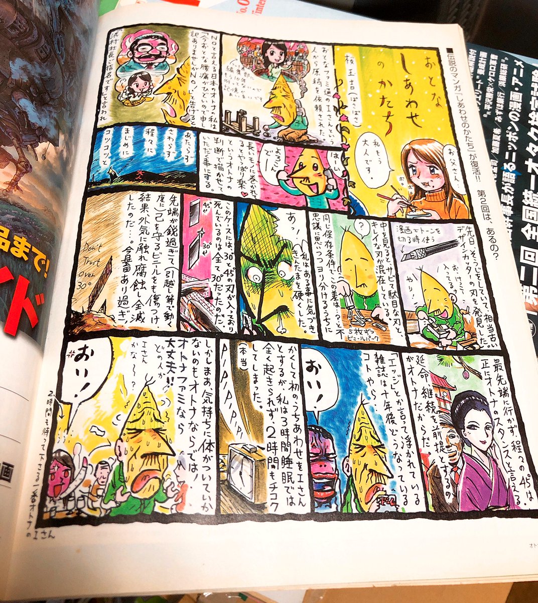 ミキ در توییتر 倉庫の片づけしてたらなつかしの雑誌オトナファミみつけた これに連載してた桜玉吉先生のおとなしあわせのかたち たしかまだ単行本になってないんだよね 結局全部読めてないから単行本化してほしいな 届けこの想い