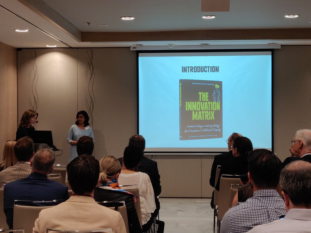 StewieKee's tweet image. Paradox of innovation: how do we capture value through IP while innovating together? You can&apos;t solve it but you can  manage it and strategize -- Mirjam Ros &amp;amp; Deepika Jeyakodi #InnovationMatrix #iaccmeurope2019