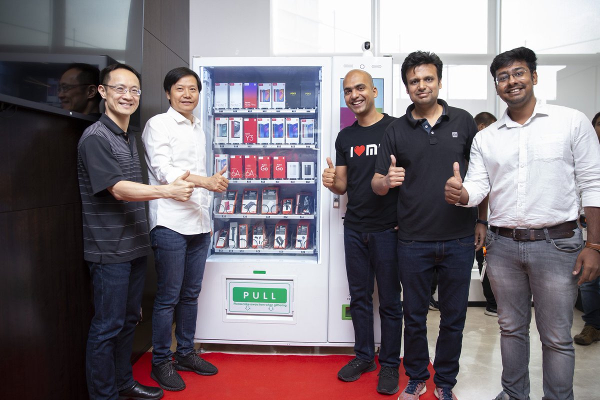 創意銷售：小米正式在印度啟動自動販賣機发售手機计划；接受現金或刷卡買單！ 2