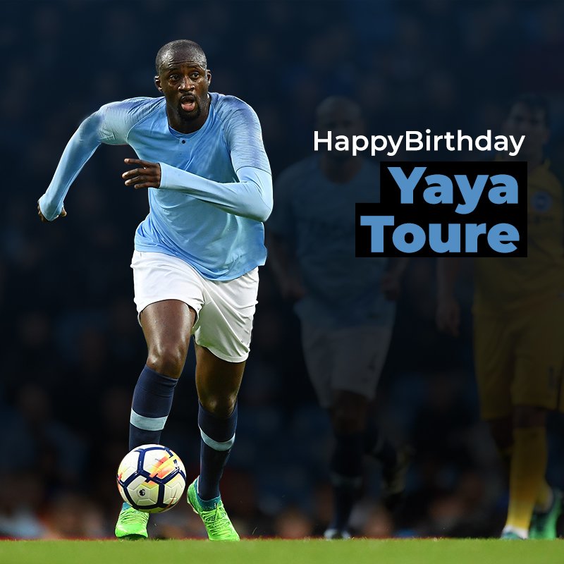 A very happy 32nd birthday Yaya Toure    