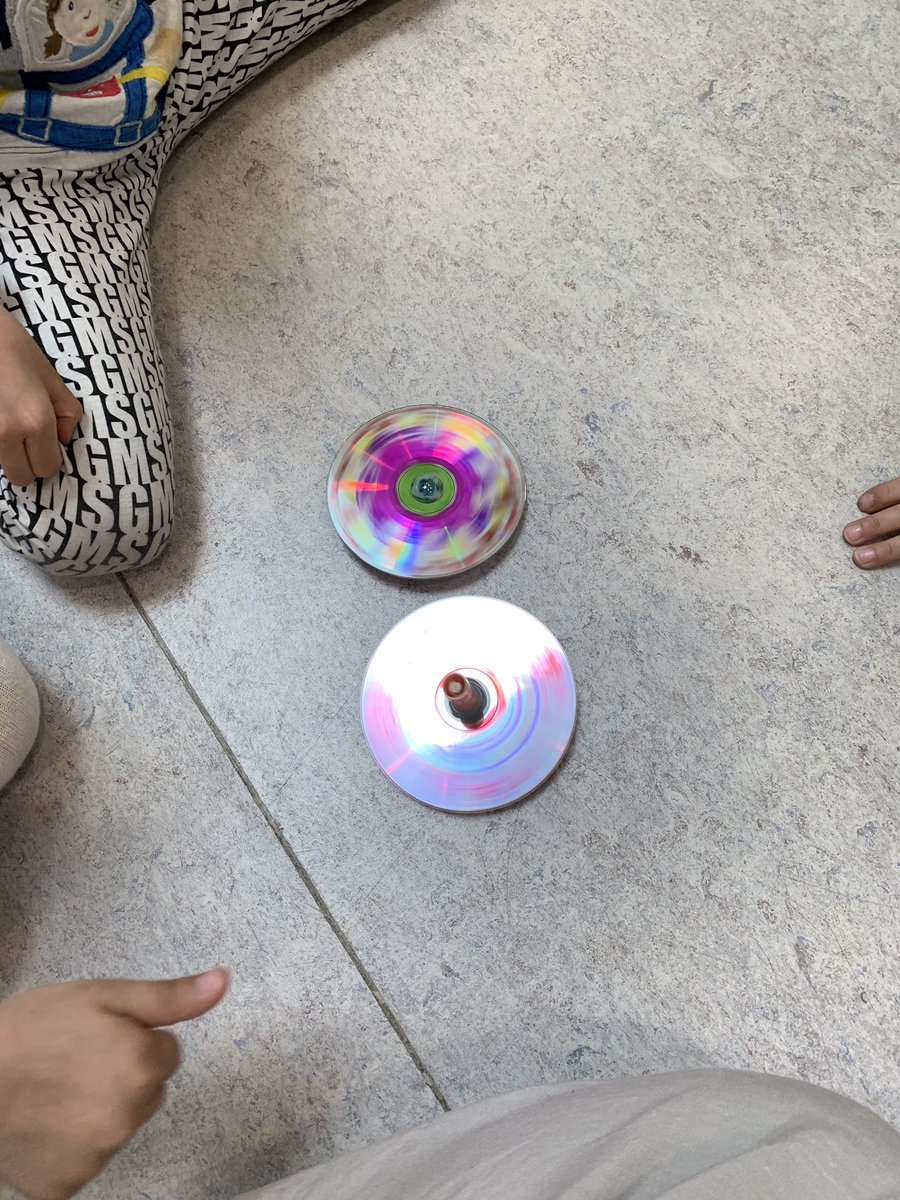 Sarah_Metz1's tweet image. Collaboration at its best. Ss interest in spinning tops extended in art room. Exploration of safe use of tools and design elements. Products created then used in classroom for a competition, exploring time and subtraction solutions. #transdisciplinarylearning #BCISpirit