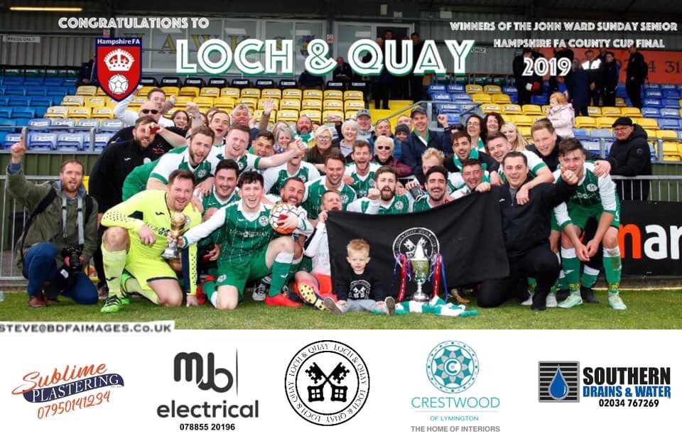 A huge thank you to our 18/19 season sponsors!

🔐 Loch &amp; Quay
🔐 CRESTWOOD of Lymington
🔐 Sublime Plastering
🔐 MJB Electrical
🔐 Southern Drains &amp; Water

#LQFC

📷: <a href="/cabbycrabby/">Steve Harris</a> 
<a href="/BournemouthFA/">Bournemouth FA</a>