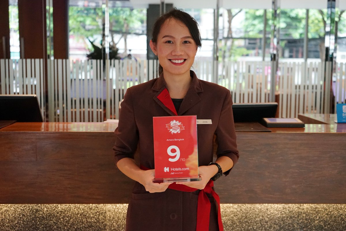 <a href="/Amara_Bangkok/">Amara Bangkok</a> has achieved 9 out of 10, the 'Loved by Guests' awards 2019 which is based on verified guest reviews. We would like to thank you all for giving us high ratings! we promise to keep delivering our customers the exceptional experiences.