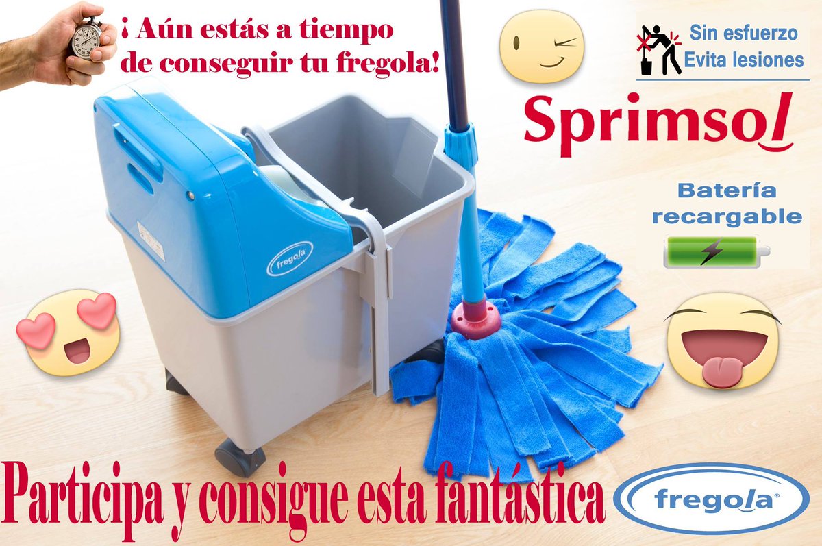 fregolaSprimsol's tweet photo. ¡Seguimos con el sorteo en nuestra página oficial de Facebook de un escurridor electrónico fregola!
No pierdas la ocasión de conseguirlo y participa.
¡Mucha suerte🤞!
¡¡Tienes hasta el 26 de mayo para participar!!
#Sprimsol #fregola #fregomatic #limpiezasinesfuerzo #FelizLunes https://t.co/axDFH53zKX