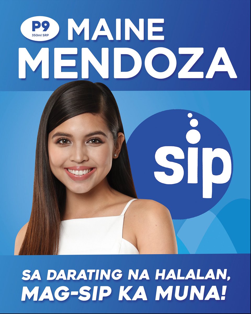 SipPurified's tweet photo. Reminder lang po! #SipKaMuna #MaineMendoza https://t.co/jOefCHp4Mr