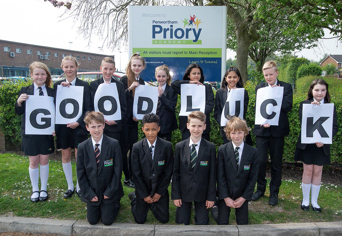 PriorySTC's tweet photo. Good luck to all our Year 11 pupils as they start their GCSEs today. https://t.co/jiXGlGFLmx