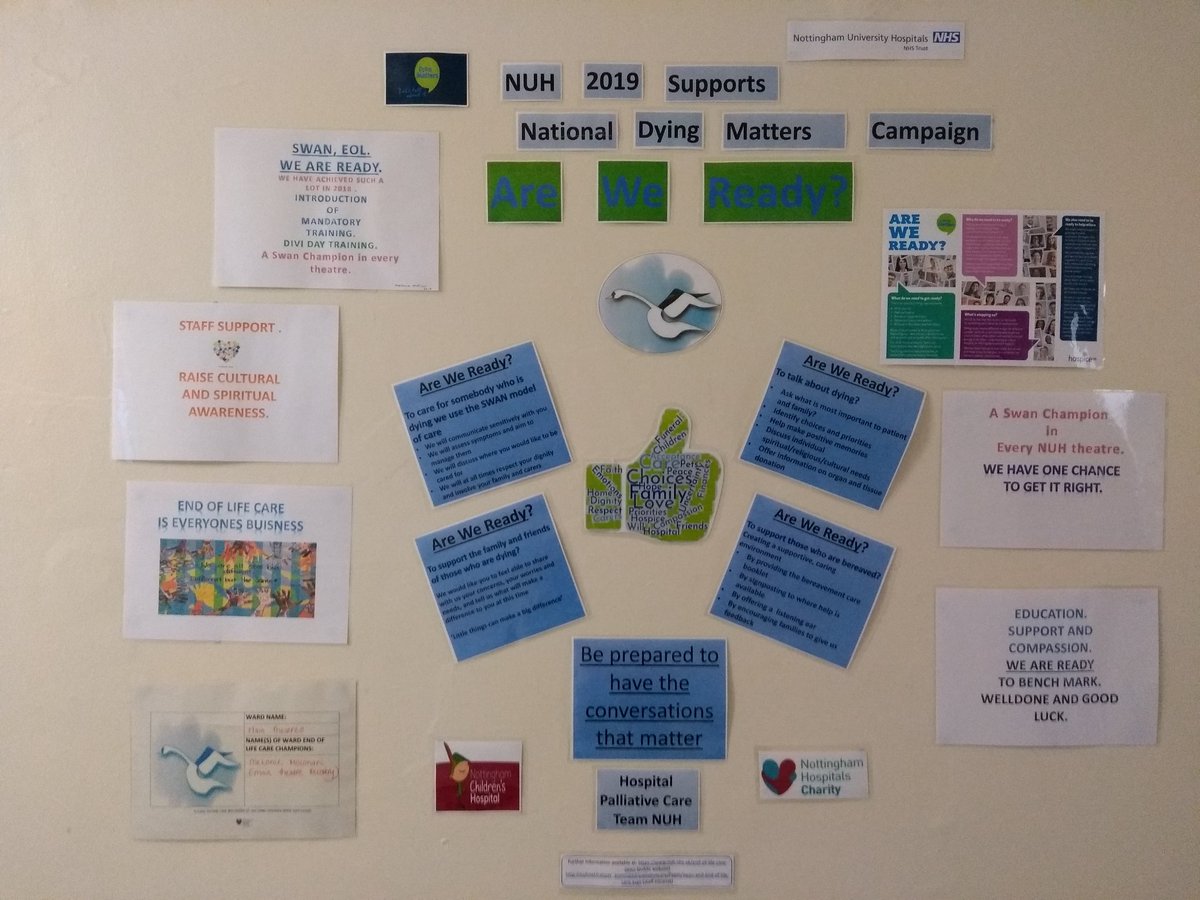 Theatre's are ready, are you? #AreWeReady National Dying Matters Campaign <a href="/nuh_recovery/">NUH Recovery</a> @CS_NUH <a href="/rebecca41954958/">@beckychambers</a> <a href="/MariaShallow/">Maria Shallow 💙</a> <a href="/theatreedandde1/">NUH Theatres : Education and Development team.</a>