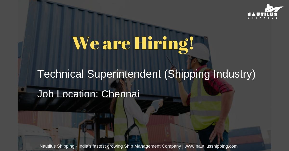 We have a vacancy for Ship Technical Superintendent

Required 3 to 4 years of experience

More details and apply at buff.ly/2W0Qemg

#shipjobs #shipping #shipcareer #ShipSuperintendent #jobs #marinejobs #shippingjobs #maritimejobs #NautilusShipping #Superintendentjobs