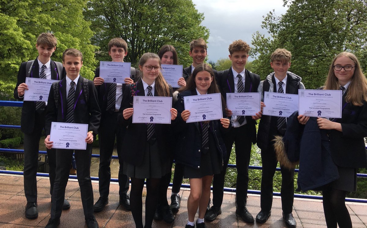 10 year nine students completed the prestigious ‘Brilliant club
scholars’ programme, with all students achieving grades of 1st or
2:1, which equates to working at A-level quality.