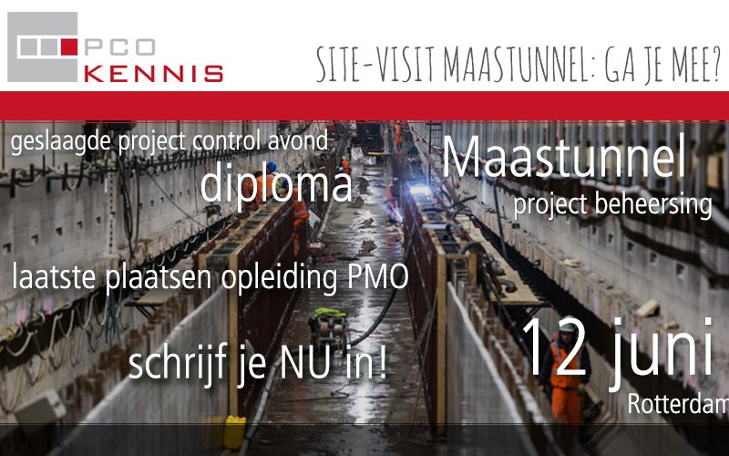BlogPCO's tweet image. Site-visit naar de Rotterdamse  Maastunnel op 12 juni, een geslaagde Project Control avond en nog enkele  plaatsen beschikbaar voor de PMO-opleiding die 16 mei van start gaat.
Lees meer in onze laatste nieuwsbrief:
mailchi.mp/9241db043629/g…