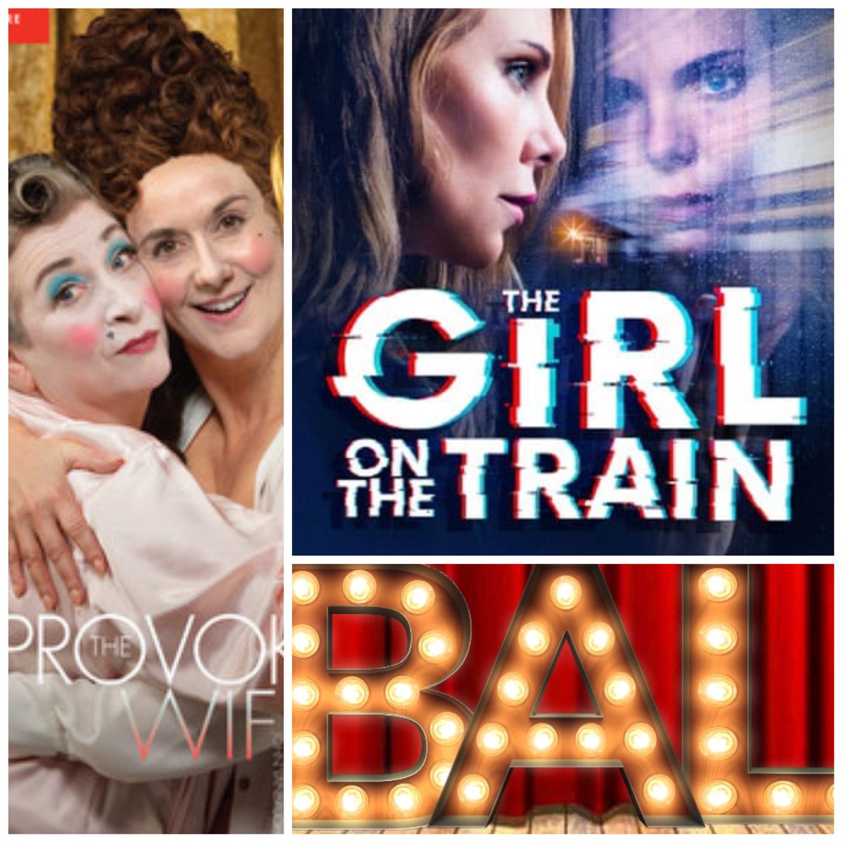 Break_A_Leggers's tweet photo. ⭐Couple of exciting &amp; varied theatre trips planned this week, Fellow Leggers!

😱Thriller @GirlOnTrainPlay at the @BelgradeTheatre starring #SamWomack 🚆

😂Comedy at @TheRSC with #TheProvokedWife  🎭

🐦Be sure to follow us so you don't miss the 🎥 #reviews

#BAL #Gifted https://t.co/yhLEJJ5WVu