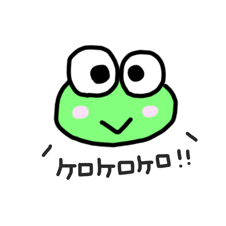 stmp_kc's tweet photo. カエル／本日もヲチってるの？／ケロケロケロ！！／裏アカ

スタンプ、アイコンにどうぞ🐸🌟

#ちーすたんぷ https://t.co/vjK84pIHCK