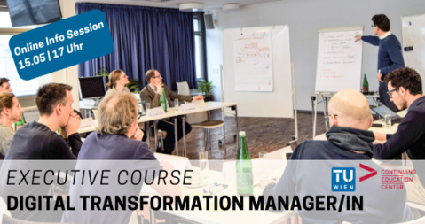 tuwien_ace's tweet photo. Willst du den digitalen Wandel smart und nachhaltig umsetzen? Der Executive Course Digital Transformation ManagerIn startet auch im Herbst 2019 wieder. Erfahre mehr bei unserer Online Info-Session am 15. Mai um 17 Uhr. Weitere Infos und Anmeldung: https://t.co/Xk7lQjhv0Q https://t.co/jbN7JNJW7m