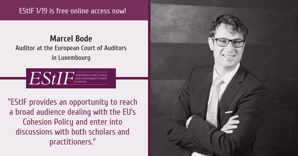 RegioCoop's tweet photo. RT @lexxion: We are honored to present Marcel Bode as one of the authors of #EStIF 1/19! ⭐Read his open-access article “Functions and Responsibilities of National Audit Authorities in the Framework of the Cohesion Policy” here: https://t.co/OVE0qNRX1J
… https://t.co/gGvgz0RnK5