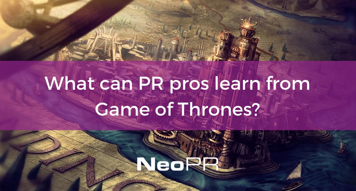 NeoPRLtd's tweet photo. Be more like Jon Snow. Gather your army. Winter is coming.

@Rhea_NeoPR gives the lowdown on what #PR pros can learn from #GameofThrones. Check out her latest blog post: https://t.co/KLUPGjussi https://t.co/sF87gVcOha