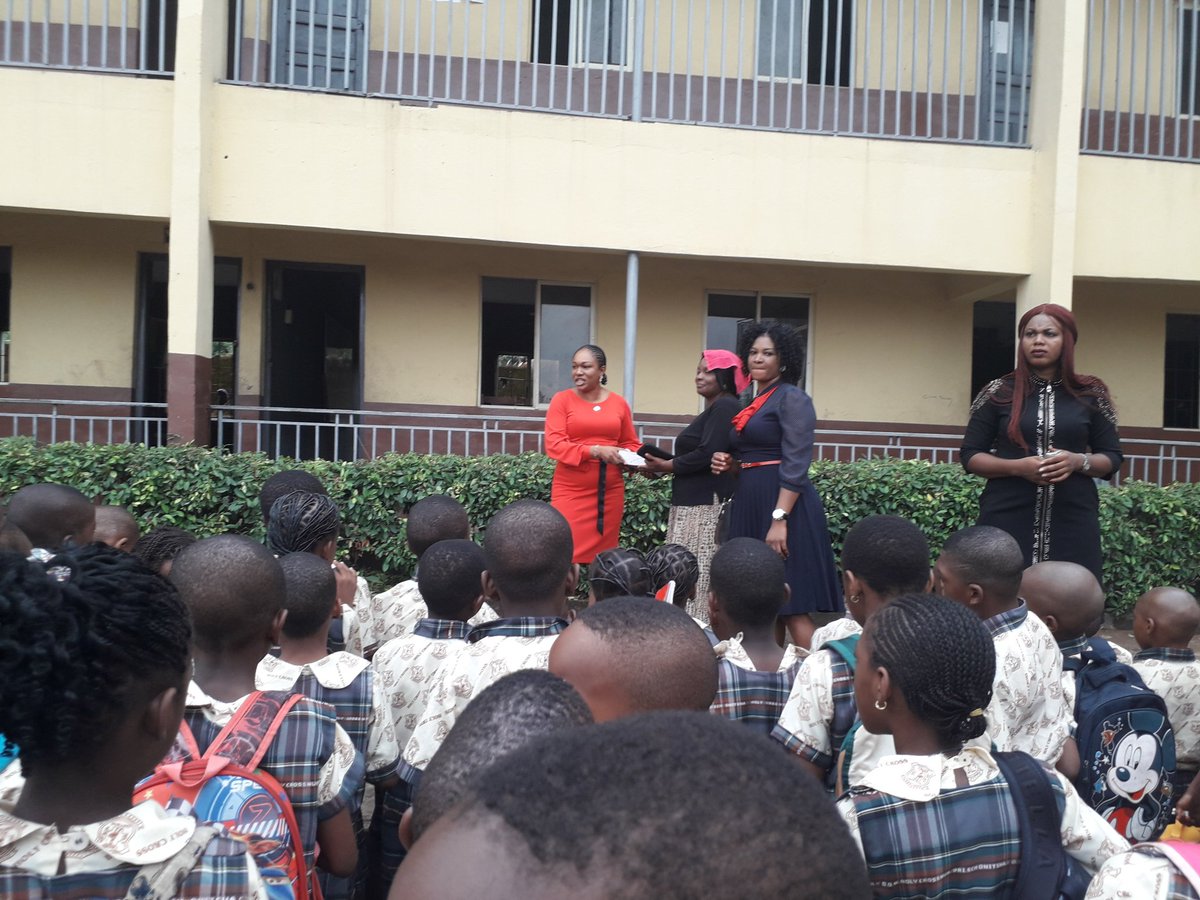 nneomatoo's tweet photo. Library awareness and Sensitization this morning. Onitsha Divisional library visiting schools and donating books to the school library.
#AnambraStateLibraryBoard
#OnitshaDivisionalLib
#NLA
@nkechi_udeze
@nneomatoo
@Ngostary2k https://t.co/Ef6VlU3k38