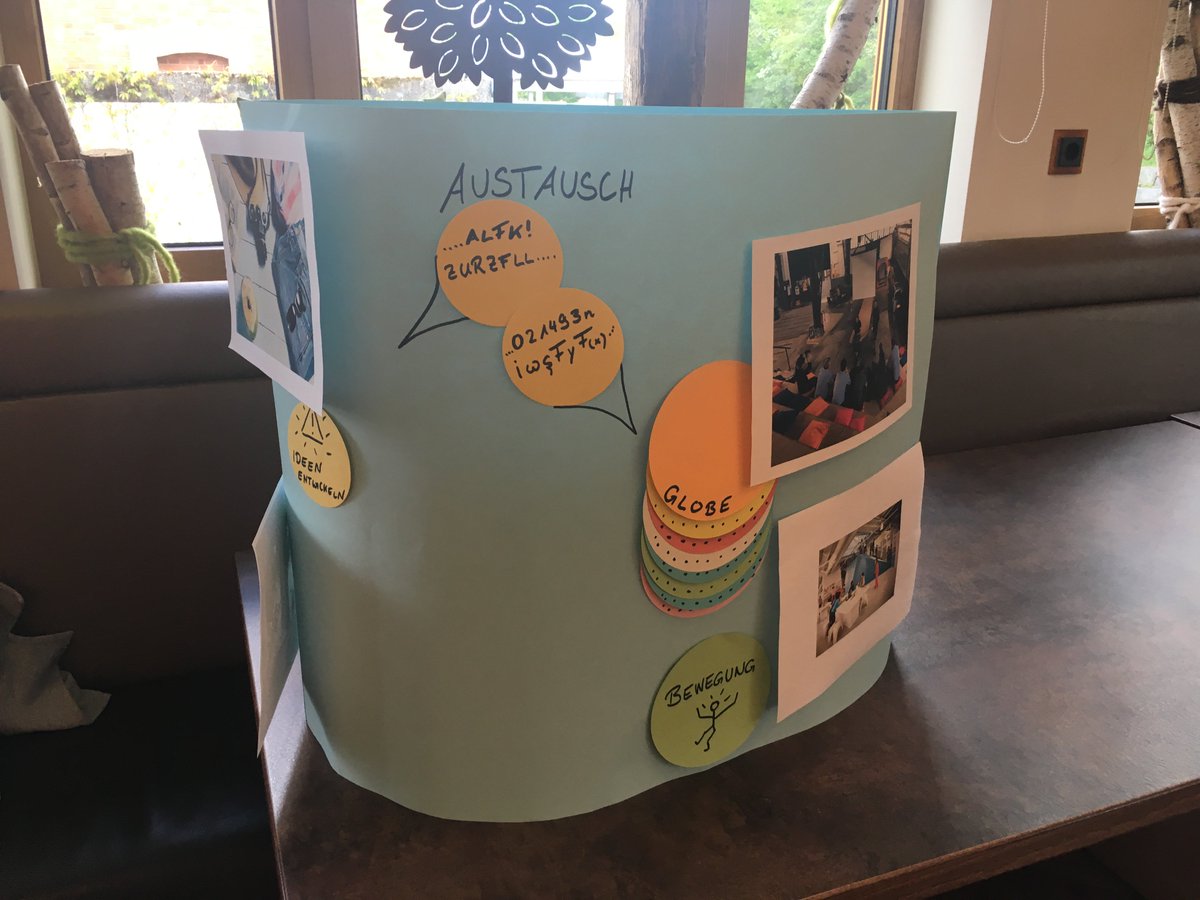 Finale: Und so sehen also die Prototypen der neuen #LebensweltSchule aus. Ein Lebensraum, in dem es sowohl genug Raum für Begegnung als auch Rückzug für alle gibt! #Montessori #Schuleneudenken