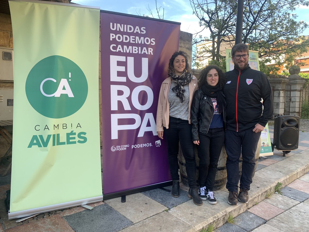 Ayer estuvimos con <a href="/MiguelUrban/">Miguel Urbán Crespo</a> uniendo propuestas para Europa con las iniciativas del cambio municipal de <a href="/CambiaAviles/">Cambia Aviles</a> Este #26M tenemos un objetivo común y seguro que lo logramos ❗. #CambiaAviles #Futuro #UnidasPodemos26M #CambiarEuropa