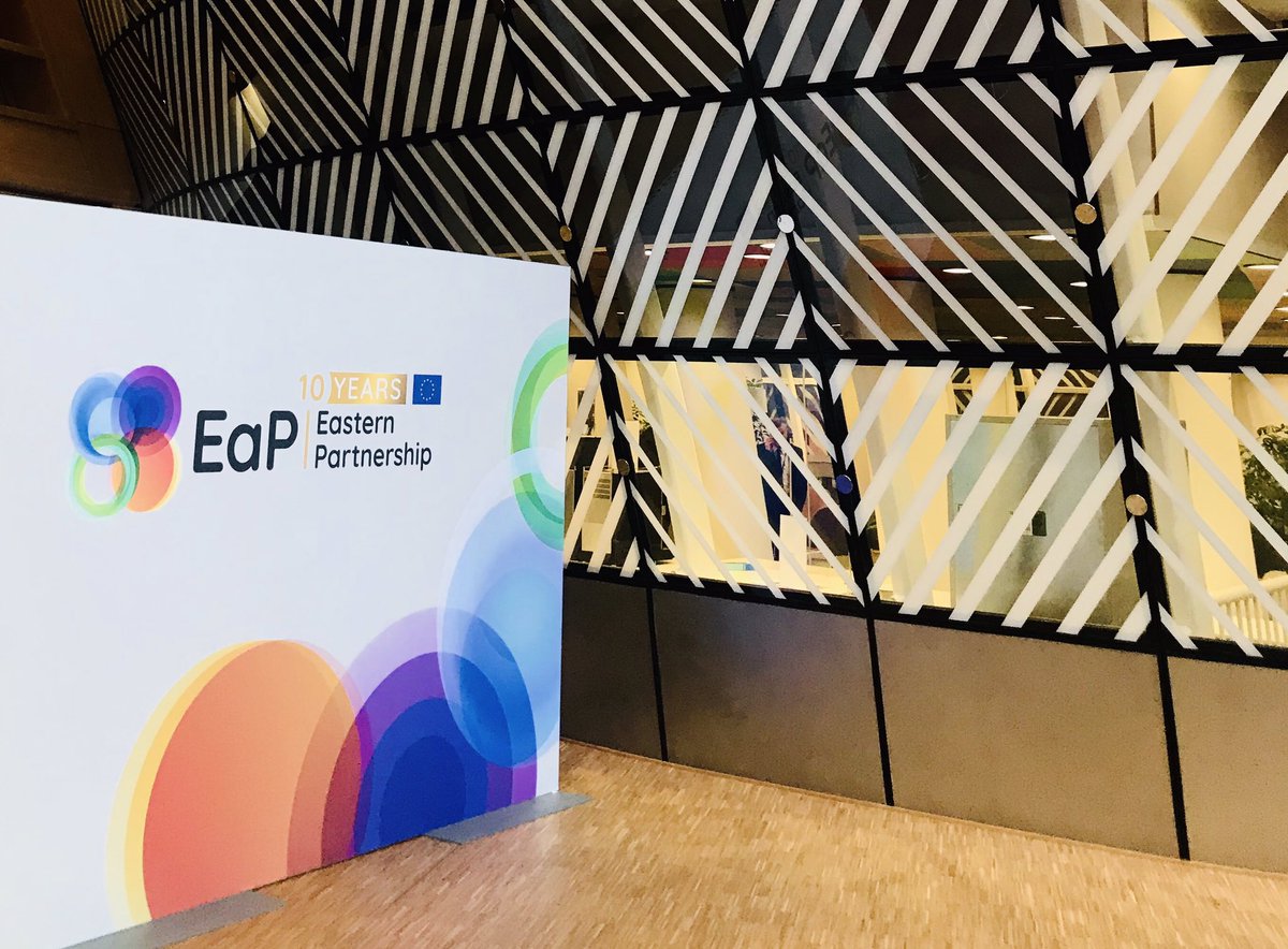 pmwBxl's tweet photo. Celebrating 10th anniversary of #EasternPartnership  begins w 🇪🇺 Foreign ministers and partners from #EaP countries, @Europarl_EN civil society, IFIs discussing progress https://t.co/JIuH0vLeuf
